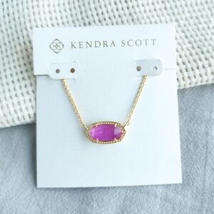 Kendra Scott Elisa Gold Necklace - Azalea